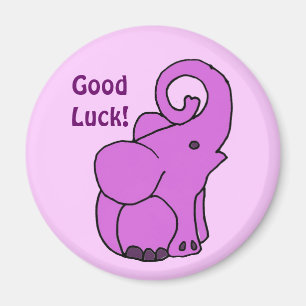 Goed Luck. Elephant Magnet