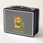 Goed Luck. Golden Lucky Cat (Achterkant)