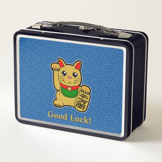 Goed Luck. Golden Lucky Cat (Achterkant)