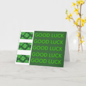 Goed Luck. Kaart (Gele Bloem)