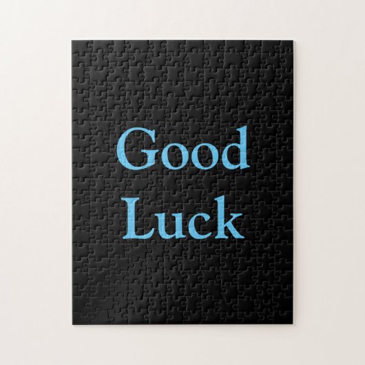 Goed Luck of je woorden Puzzle Legpuzzel (Verticaal)
