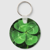 Goed Luck Vier Leaf Clover Sleutelhanger (Voorkant)