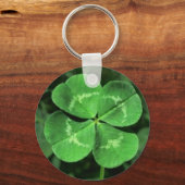 Goed Luck Vier Leaf Clover Sleutelhanger (Voorkant)