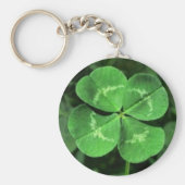 Goed Luck Vier Leaf Clover Sleutelhanger (Voorkant)
