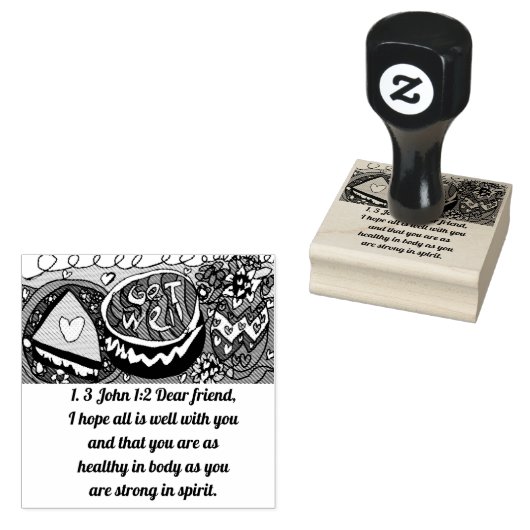 Goed lunchen rubberstempel (Gestempeld)