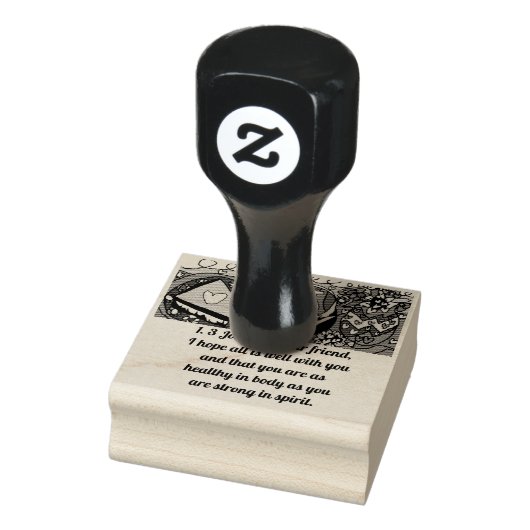 Goed lunchen rubberstempel (Stempel)