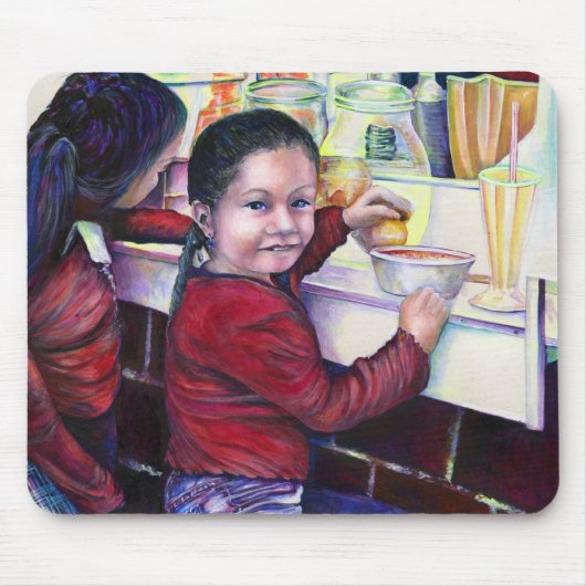 Goed meisje krijgt Ice Cream, Mexico Muismat (Voorkant)