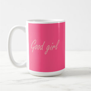 Goed meisje ontwerp koffiemok