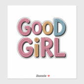 Goed Meisje Sticker (Vel)