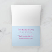 Goed na chirurgische ingreep  tuinventiel kaart (Binnen)