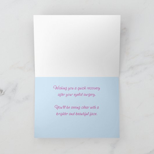 Goed na chirurgische ingreep  tuinventiel kaart (Binnen)