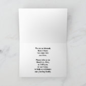 Goed nieuws Baby Adoption Aankondiging Kaarten (Binnen)