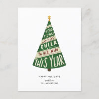 Goed nieuws en vrolijkheid en naar de hel met dit 