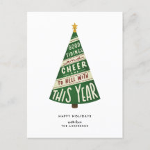 Goed nieuws en vrolijkheid en naar de hel met dit