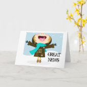 ***GOED NIEUWS*** FELICITATIES KAART (Gele Bloem)