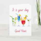 GOED NIEUWS: "HET IS JE VERJAARDAG" KAART (Voorkant)