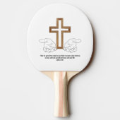 Goed nieuws paddle tafeltennisbatje (Achterkant)