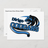 Goed nieuws van schoolkaart briefkaart (Voorkant / Achterkant)