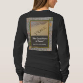 Goed nieuws van vrede - Zwart t-shirt met lange mo (Achterkant)