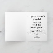 Goed nieuws Verjaardag Wenskaart Kaart (Binnen)