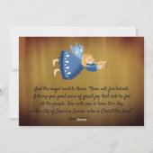 Goed nieuws voor de kerstkaart van de grote vreugd (Achterkant)