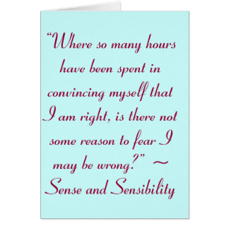 Goed of fout Jane Austen Quote