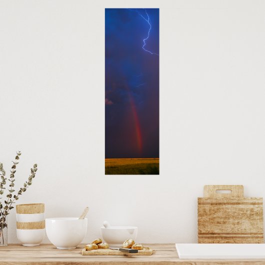 Goed of kwaad (verticaal paneel) poster (Keuken)