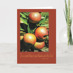 Goed om Bedankt te geven aan Lord Thanksgiving Car Feestdagen Kaart