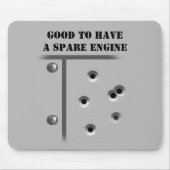 Goed om een reservemotor te hebben muismat (Voorkant)