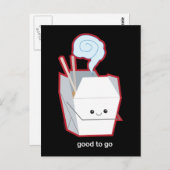 Goed om te gaan briefkaart (Voorkant / Achterkant)