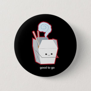 Goed om te gaan ronde button 5,7 cm