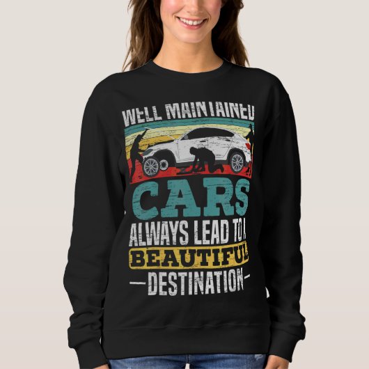 Goed onderhouden auto's leiden altijd tot een mooi trui (Voorkant)