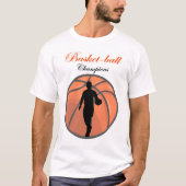 GOED ONTWERP BASKIT BALL CHOMPIONS T-SHIRT (Voorkant)