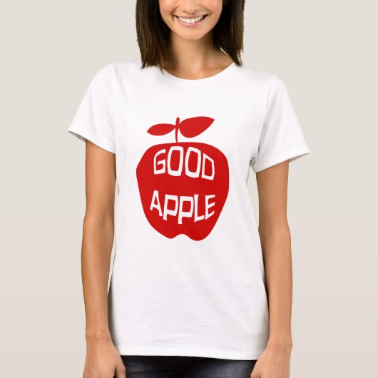 Goed ontwerp van Apple Fun Red Fruit Love T-shirt (Voorkant)