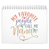 Goed ontwerp voor oma kalender (Hoes)