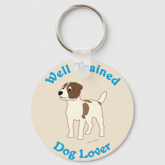 Goed opgeleid (Jack Russell Terrier) Sleutelhanger