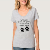 Goed opgeleide Terrier Owner T-shirt (Voorkant)