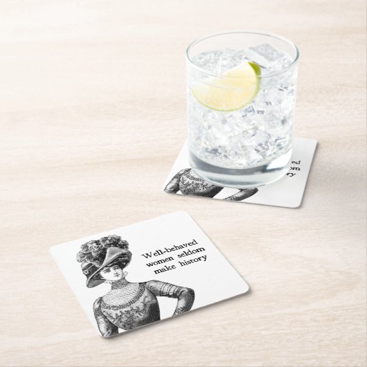 Goed opgevoede vrouwen zelden kartonnen onderzetters (Insitu)