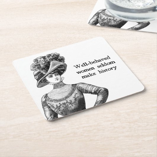 Goed opgevoede vrouwen zelden kartonnen onderzetters (Schuin)