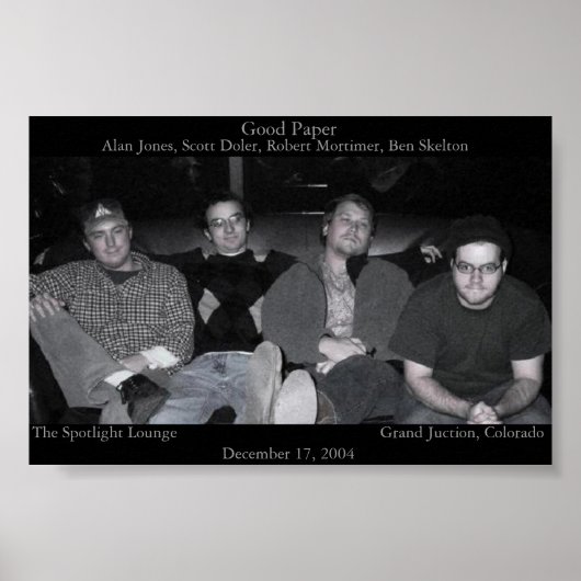 Goed papier poster (Voorkant)