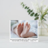 Goed & Perfect Cadeau ~ Zwangerschapsaankondiging Aankondigingskaart (Staand voorkant)