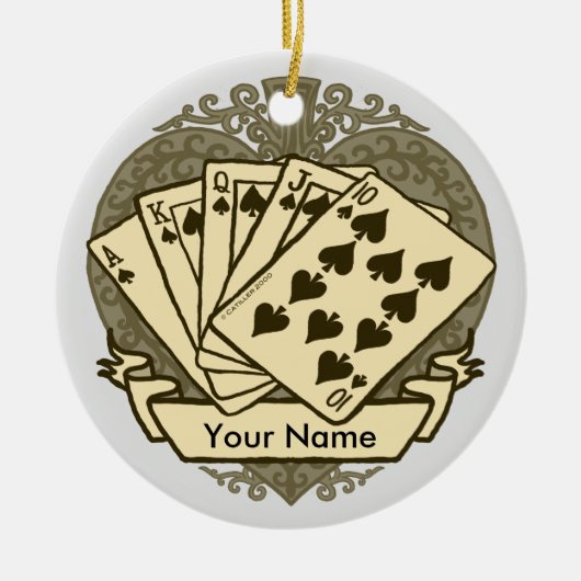 Goed Poker Hand ornament (Voorkant)