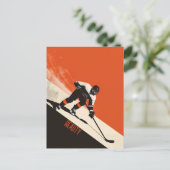 Goed presterende ijshockeyspeler briefkaart (Staand voorkant)