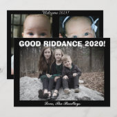 GOED RIDDANCE! KERSTKAART (Voorkant / Achterkant)