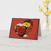 Goed Rose Bouquet Heart snijdt Sjabloon uit (Gele Bloem)