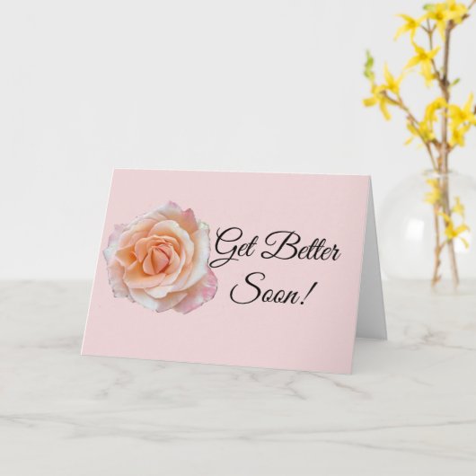 Goed roze roze Kaart (Gele Bloem)