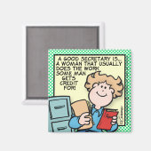 Goed secretaris magneet (Voorkant / Achterkant)