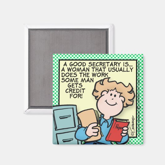 Goed secretaris magneet (Voorkant / Achterkant)