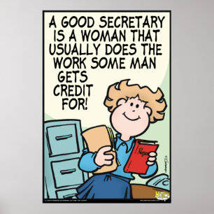Goed secretaris poster