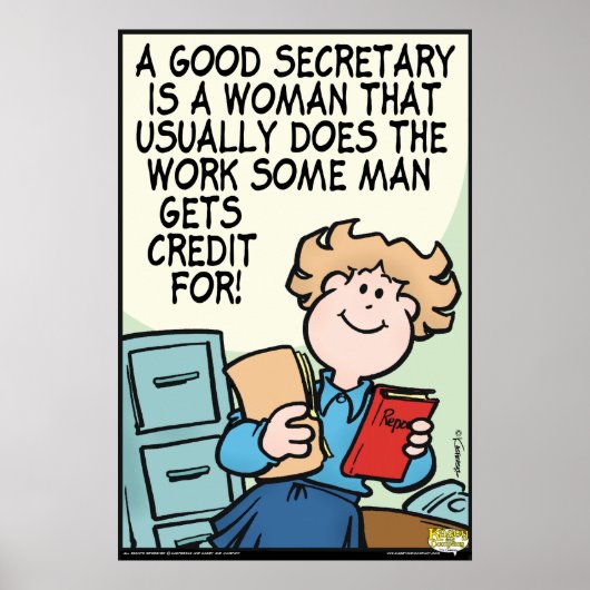 Goed secretaris poster (Voorkant)